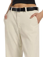 Caden Mid-Rise Straight-Leg Pants