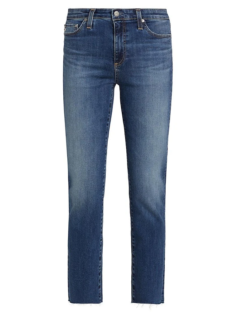 Mari Mid-Rise Skinny Crop Jeans