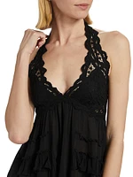 Adella Lace Halterneck Slip