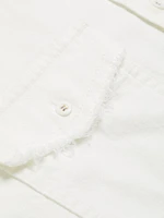 Southfork Denim Crop Shirt