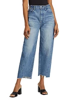 Cloverhill High-Rise Wide-Leg Crop Jeans