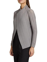 Wooly Pleats Cardigan