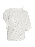 Asymmetric Rib-Knit Top