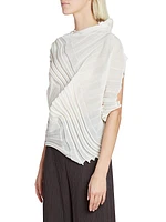 Asymmetric Rib-Knit Top