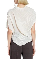 Asymmetric Rib-Knit Top