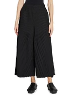 Linen-Like Pleated Pants