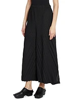 Linen-Like Pleated Pants