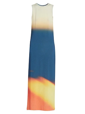 Light Leak Ombré Maxi Dress