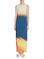 Light Leak Ombré Maxi Dress