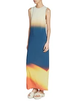 Light Leak Ombré Maxi Dress