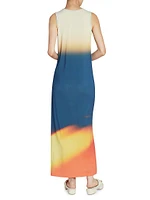 Light Leak Ombré Maxi Dress