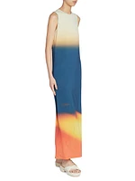 Light Leak Ombré Maxi Dress