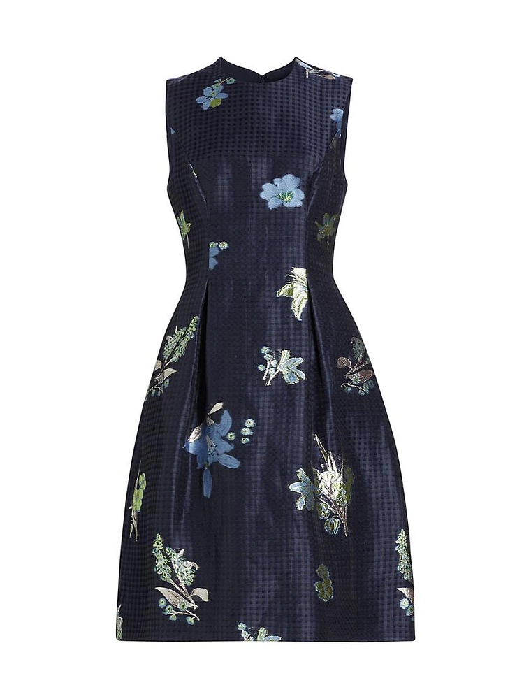 Betsy Floral Fil Coupé Dress