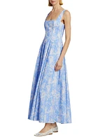 Floral Cotton Maxi Dress