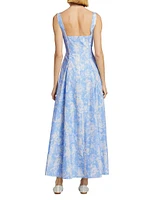 Floral Cotton Maxi Dress