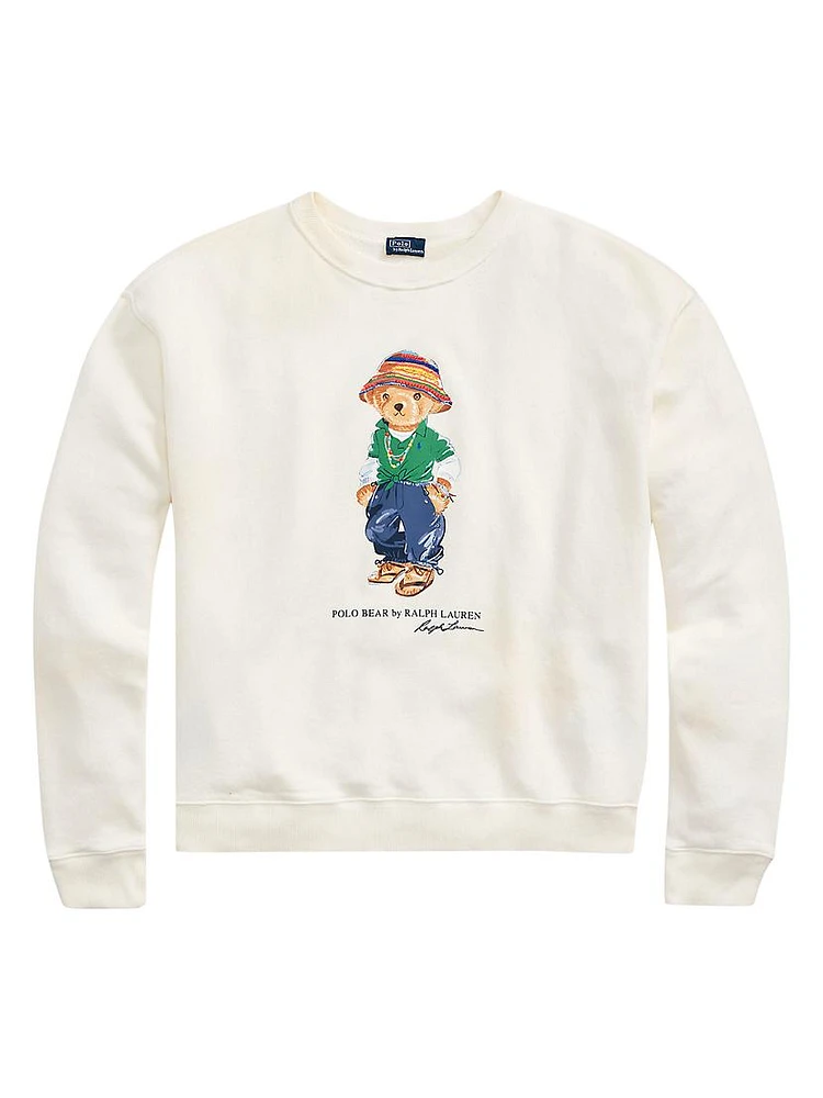 Island Polo Bear Cotton Sweater