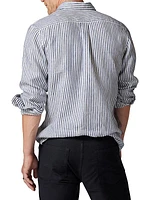 Port Charles Striped Linen Shirt