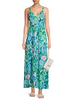 Blake Floral V-Neck Maxi Dress