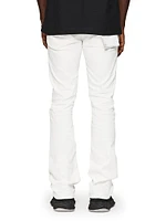 P004 Flamed Flare Stretch Boot-Cut Jeans