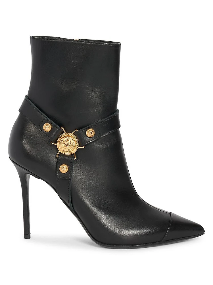 Eva 95MM Leather Booties