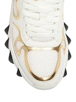 B-East Leather & Mesh Sneakers