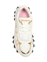 B-East Leather & Mesh Sneakers