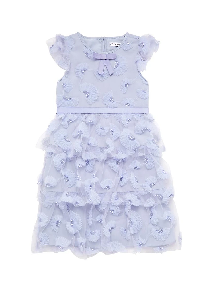 Little Girl's & Embellished Tulle Dress