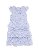 Little Girl's & Embellished Tulle Dress