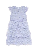 Little Girl's & Embellished Tulle Dress