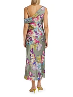 Finley Floral Asymmetric Maxi Dress