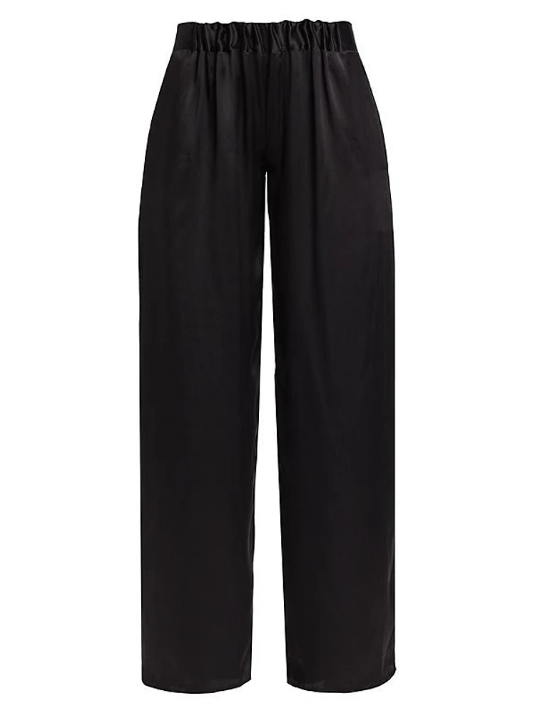 Silk Palazzo Trousers