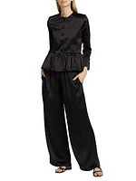 Silk Palazzo Trousers