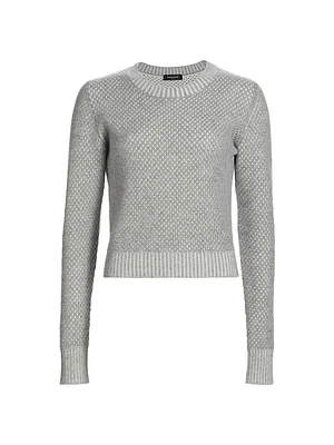 Bicolor Wool-Blend Sweater