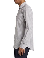 COLLECTION Striped Cotton Button-Front Shirt