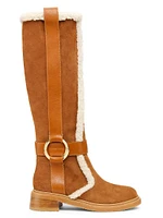 Ring Leather Boots