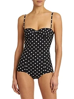 Intero Polka-Dot One-Piece Swimsuit