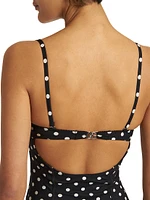 Intero Polka-Dot One-Piece Swimsuit