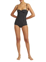 Intero Polka-Dot One-Piece Swimsuit