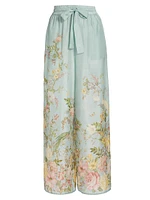 Waverly Silk Floral Relaxed Pants