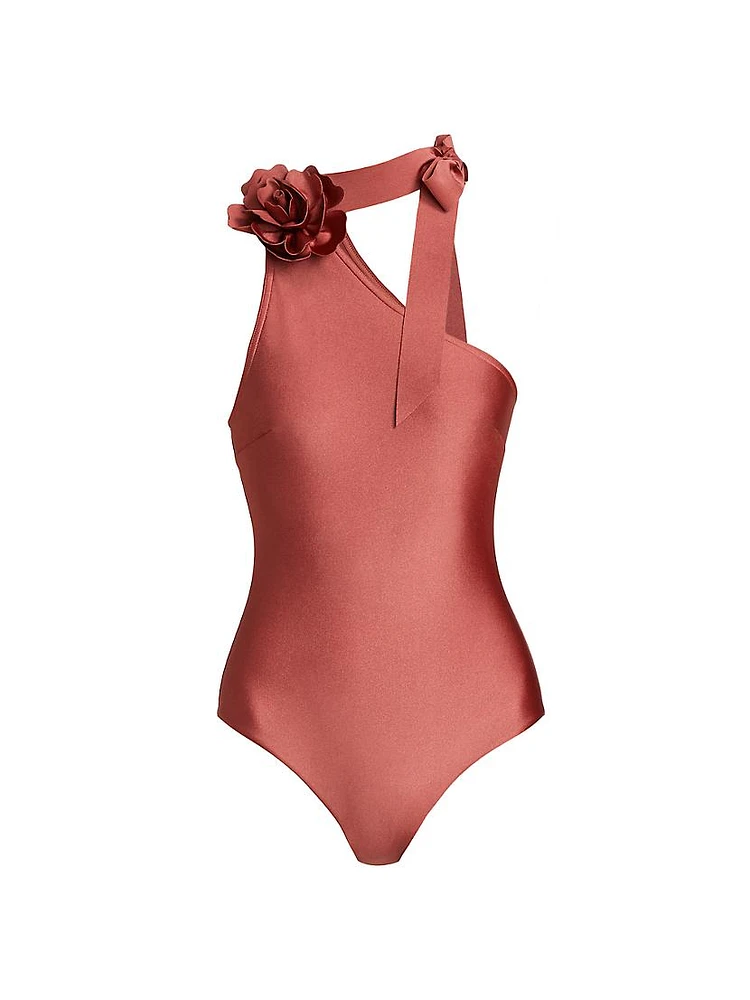 Waverly One-Shoulder One-Piece Swimsuit