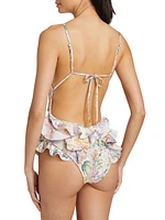 Halliday Ruffled One-Piece Swimsuit