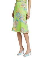 Monalda Floral Midi-Skirt