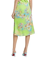 Monalda Floral Midi-Skirt