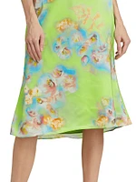 Monalda Floral Midi-Skirt