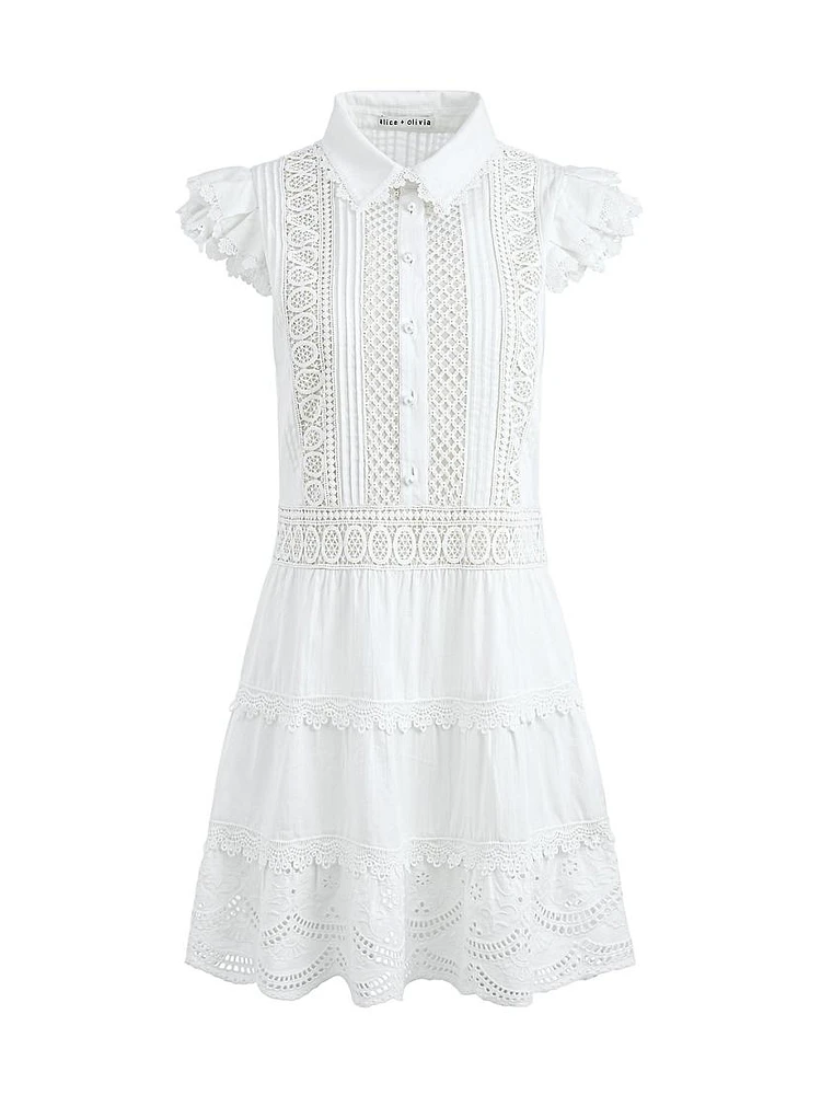 Meeko Cotton Mini Shirtdress