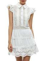 Meeko Cotton Mini Shirtdress