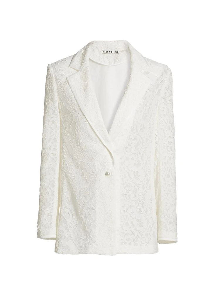 Judith Sheer Lace Blazer