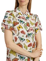 Jem Butterfly Mini Shirtdress