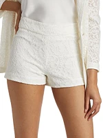 Dunn Lace Mid-Rise Shorts