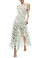 Sondra Floral Chiffon Maxi Dress